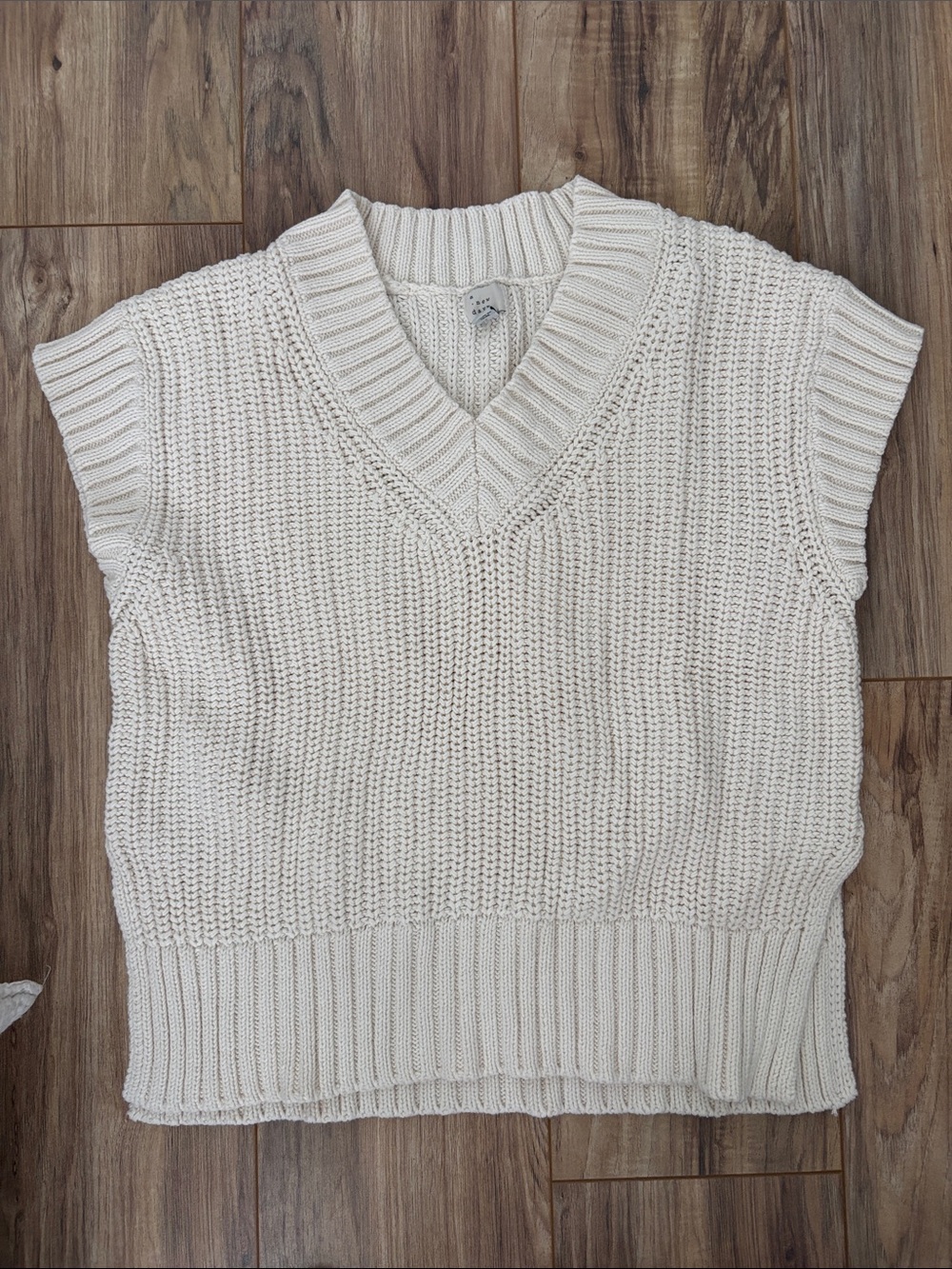 White Sweater Vest